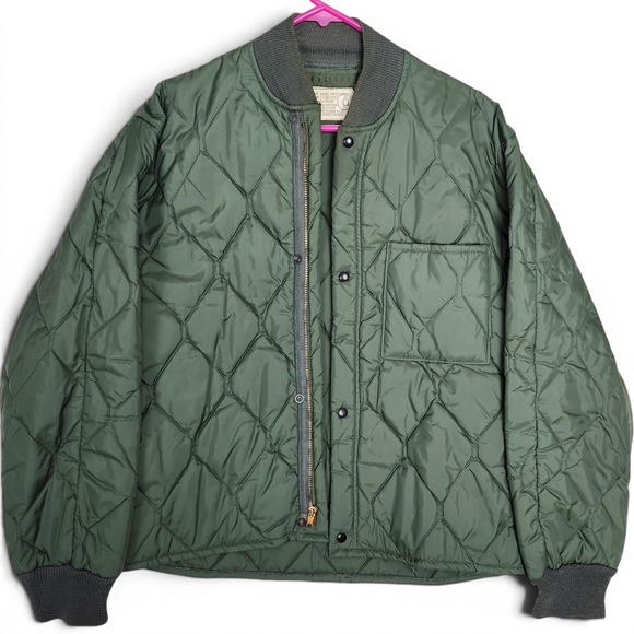 Military Other - USAF 1972 Flyers CWU-9/P Quilted Liner Jacket US Air Force Size Medium